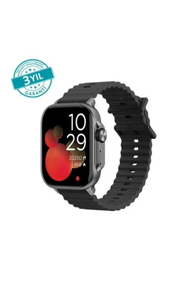 3 ADET ttec Tempus 51 mm TFT Ekranlı Dikdörtgen Metal Kasa Akıllı Saat 2SW03S-Siyah ürün görseli 1