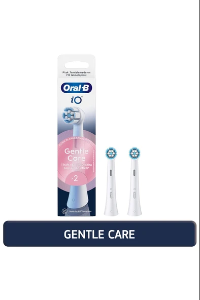 2 ADET Oral-B IO Yedek Başlık Gentle Care 2CT ürün görseli 1