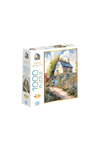 2 ADET Bahçeli Ev 1000 Parça Puzzle CA7067 ürün görseli 1