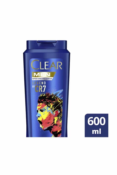 Clear Men Legend By CR7 Şampuan 600 ml - Resim 2
