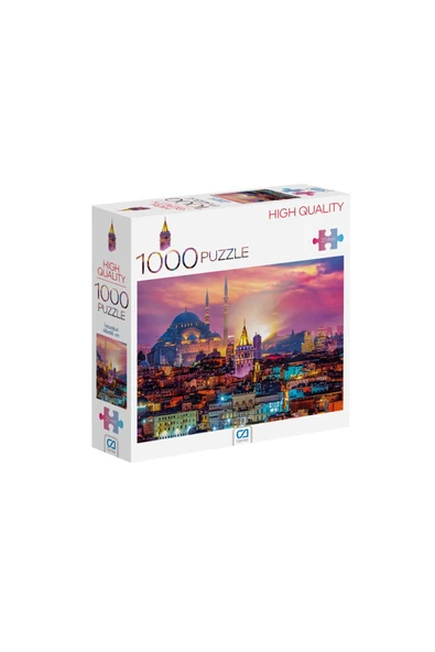 3 ADET İstanbul 1000 Parça Puzzle CA7042 ürün görseli 1