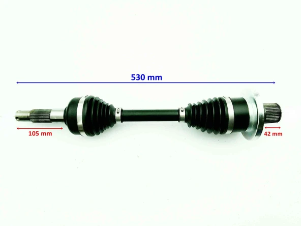 Atv Cf Arka Aks Sol 530Xkomple 800Atr Orj ürün görseli 1