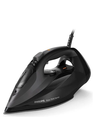 2 ADET Philips Azur DST7511/80 7500 Serisi Siyah 3200 W Buharlı Ütü ürün görseli 1