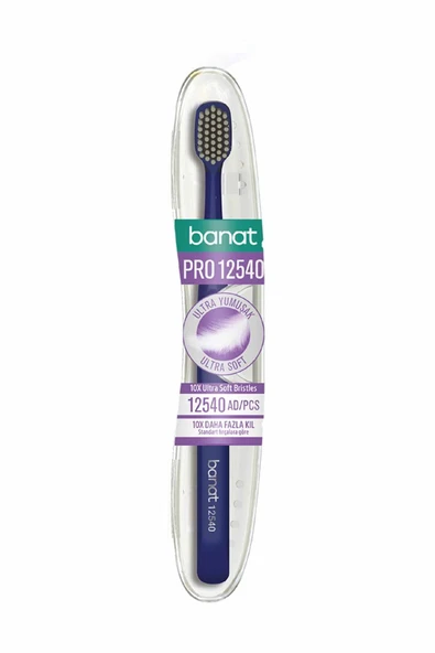 2 ADET Banat Diş Fırçası Puresoft 12540 Kutulu ürün görseli 1