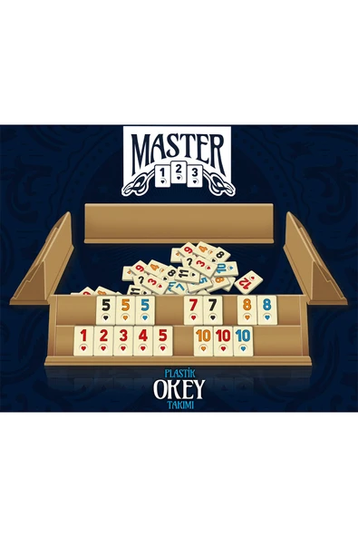 4 ADET Master Plastik Okey Takımı - Resim 2