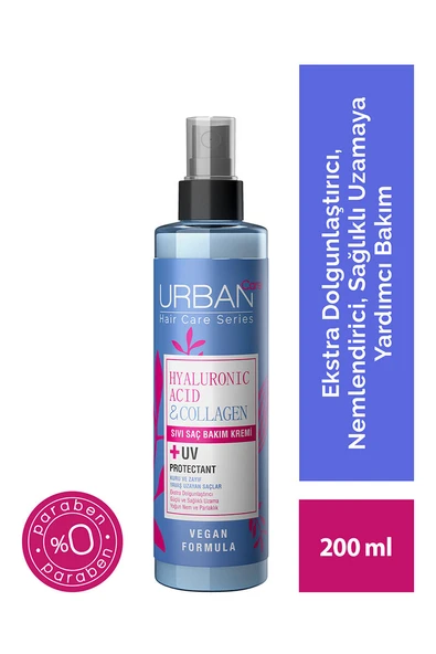 4 ADET Urban Care Hyaluronik Asit & Kolajen 200 ml Sıvı Saç Kremi ürün görseli 1