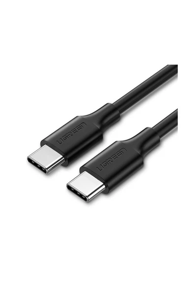 3 ADET UGREEN USB-C 60W 3A QC PD Hızlı Şarj Kablosu 1 Metre Siyah 50997 ürün görseli 1