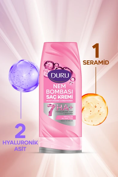 Duru Güçlü Parlak Saç Kremi 385 ml - Resim 2