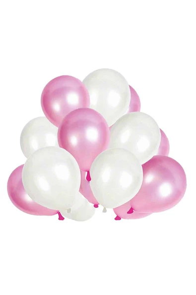 Balonevi Kız Bebek Lüks Balon Seti 30 cm 8'li ürün görseli 1