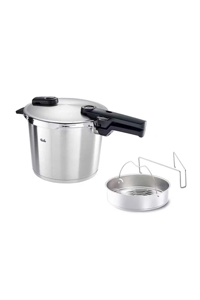 2 ADET Fissler Vitaquick Premium Düdüklü Tencere With Insert 6 Litre ürün görseli 1