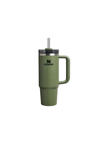 2 ADET Stanley Quencher H2.O FlowState Tumbler Pipetli Termos Dried Pine 0.89 Litre ürün görseli 1
