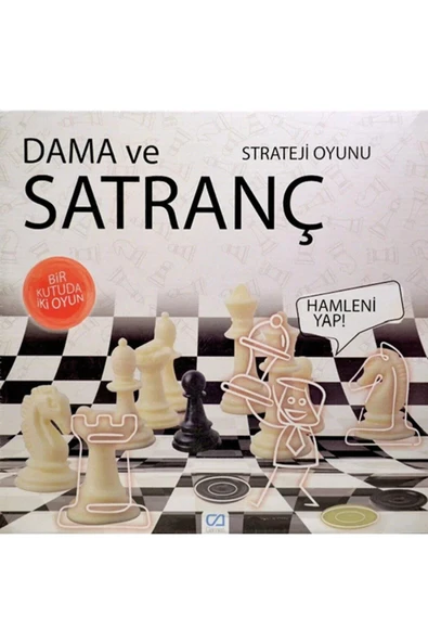 Satranç ve Dama Kutulu Oyun Seti ürün görseli 1