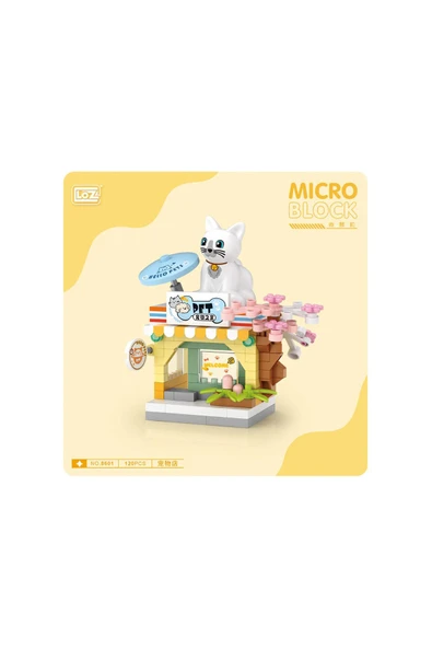 LOZ Mikro Block Pet Shop 120 Parça LZ-8601 ürün görseli 1