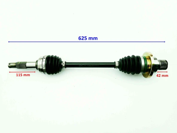 Atv Trc Arka Aks Sol 625Xkomple 625Cc Orj ürün görseli 1