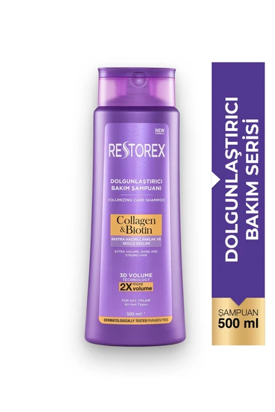 Restorex Şampuan Kolajen Biotin 500 ml - Resim 2