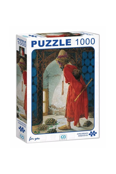 2 ADET Puzzle 1000 Parça Kaplumbağa Terbiyecisi CA7006 ürün görseli 1
