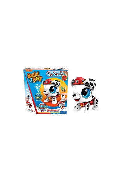 2 ADET Paw Patrol Build A Bot Marshall - Resim 2
