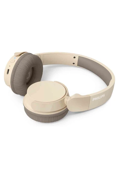 3 ADET Philips TAH3209BG Kablosuz Kulak Üstü Kulaklık Dinamik Bas, Bluetooth, Çok Noktalı Bağlantı 25 Saat Bej ürün görseli 1