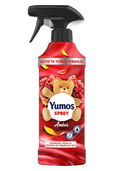2 ADET  Yumoş Oda Kokusu Sprey 450 ml Amber ürün görseli 1