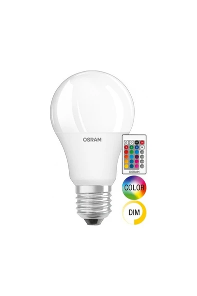 3 ADET  Osram Led Ampül Uzaktan Kumandalı 9w ürün görseli 1