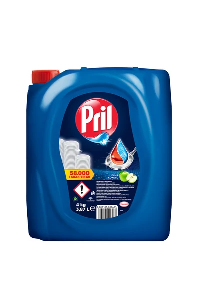 4 ADET   Pril Bulaşık Deterjanı 4 kg Elma ürün görseli 1