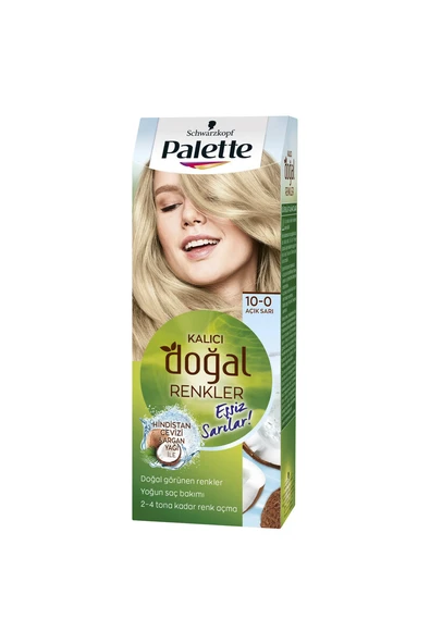 3 ADET  Palette Natural Saç Boyası 10.0 Açık Papatya ürün görseli 1