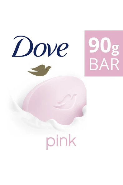 3 ADET  Dove Cream Bar Sabun Pink 90G ürün görseli 1