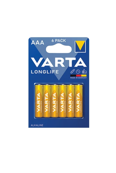 3 ADET  Varta Longlife Extra 6'Lı İnce Pil ürün görseli 1