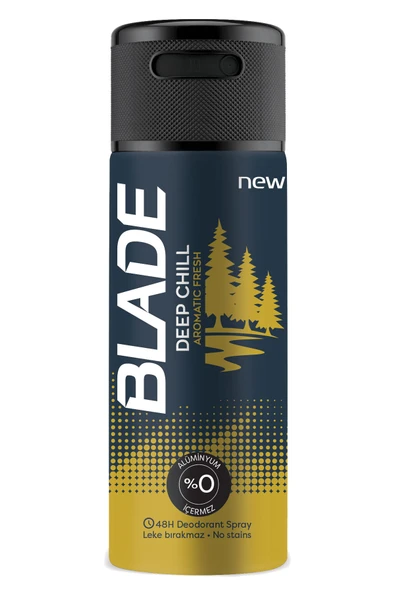 3 ADET  Blade Deep Chill 150 ml Deodorant ürün görseli 1