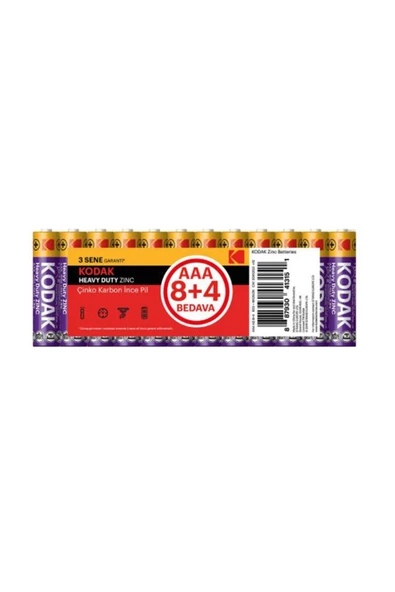 2 ADET  Kodak 12'li İnce Pil - Resim 2