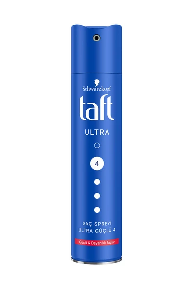 4 ADET   Taft Saç Spreyi 250 ml No 4 Ultra Arginine Güç ürün görseli 1