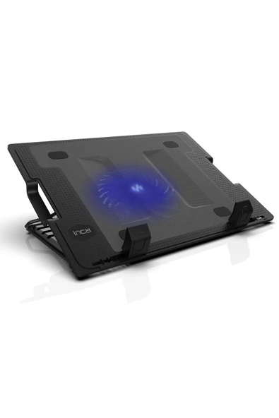 2 ADET  Inca Inc-343Fxs Sessiz Notebook Stand Soğutucu Siyah ürün görseli 1