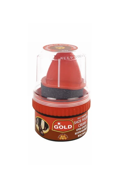 4 ADET   Gold Ayakkabı Boyası Krem 50 ml Kahverengi ürün görseli 1