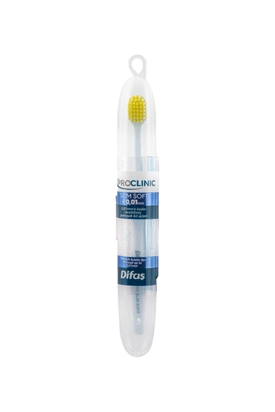 3 ADET  Difaş Diş Fırçası Pro Clinic Slim Soft ürün görseli 1