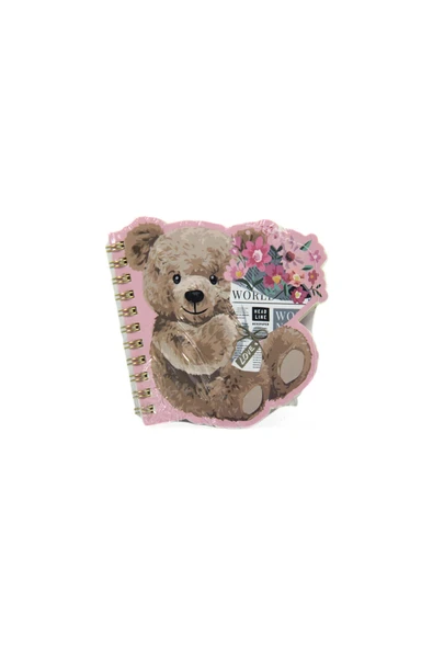 Lilamor Cute Bear Spr. Defter 10,5x14,5 60 syf ürün görseli 1