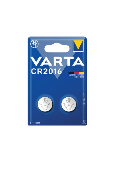 4 ADET   Varta CR 2016 2 li Lityum Düğme Pil ürün görseli 1