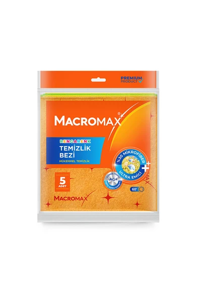 Macromax Temizlik Bezi 5'Li ürün görseli 1