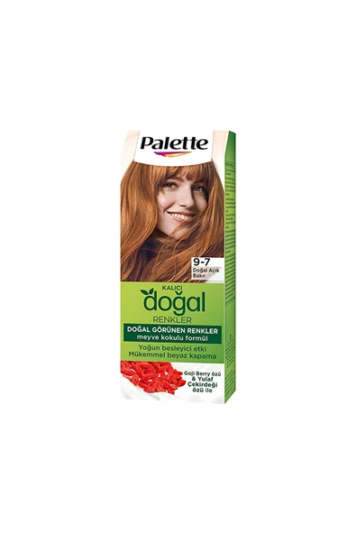 Palette Natural Saç Boyası 9.7 Doğal Açık Bakır ürün görseli 1