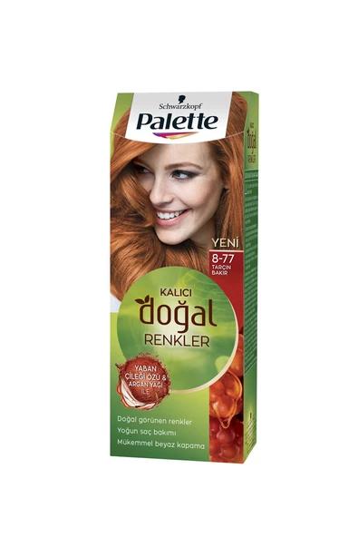 3 ADET  Palette Natural Saç Boyası 8.77 Tarçın Bakır ürün görseli 1