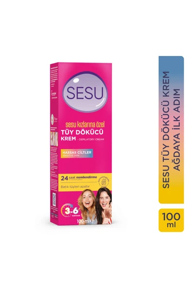3 ADET  Sesu Tüy Dökücü Krem Detoks Himalaya Tuzu 100 ml ürün görseli 1