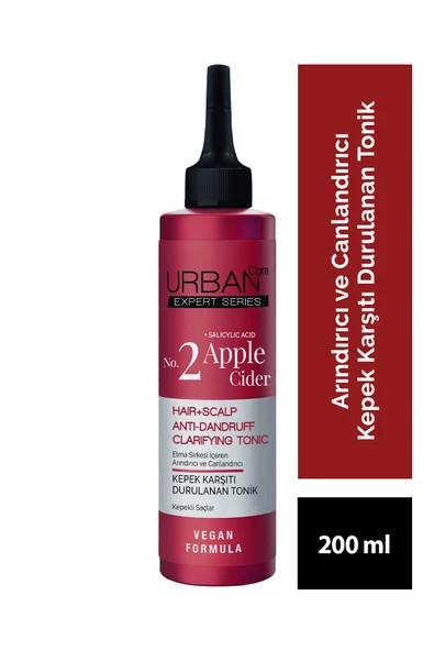 3 ADET  Urban Care No.2 Expert Apple Cider Kepek Karşıtı Tonik 200 ml ürün görseli 1