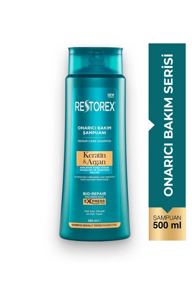 Restorex Şampuan Argan Keratin 500 ml - Resim 2