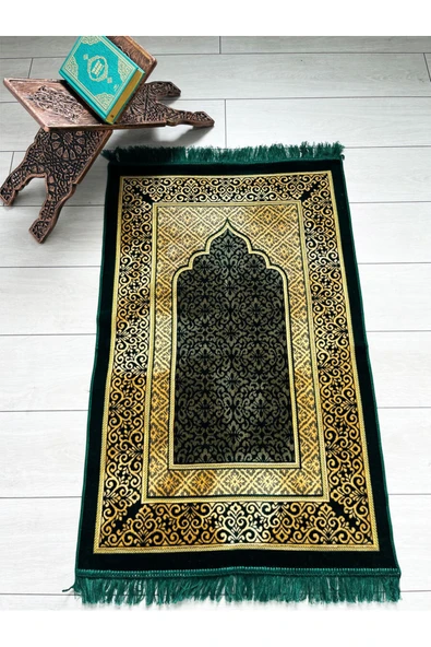 MinikButik Kadife Namaz Seccadesi ürün görseli 1