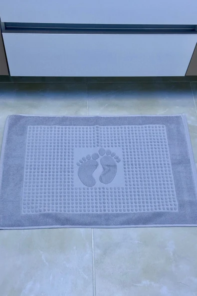 Özdilek %100 Pamuk Ayak Havlusu 2 Adet Banyo Ayak Paspası 50x70 cm ürün görseli 1