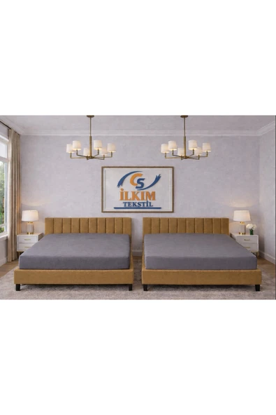 cs ilkim 2'li Comford Penye Çarşaf fitted (160x200) ürün görseli 1