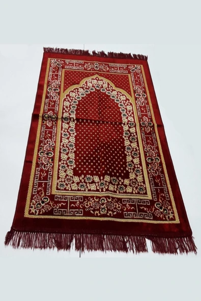 Dokumacı Şipinger Namaz Seccadesi Bordo ürün görseli 1