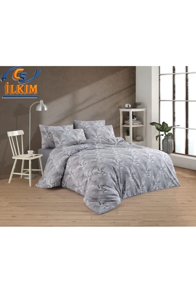 cs ilkim Çift Kişilik Nevresim Takımı | Lastiksiz Çarşaflı | Canlı Tasarım ürün görseli 1