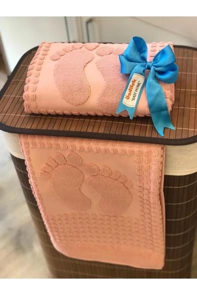 Özdilek Banyo Ayak Havlusu 2'li(pudra) ürün görseli 1