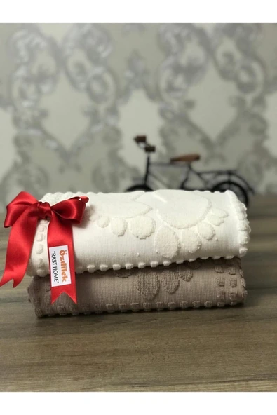Özdilek Banyo Ayak Havlusu 2li - Krem - Bej ürün görseli 1