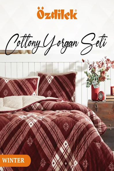 Özdilek Cottony Yorgan Seti Çift Kişilik Winter 220 x 240 cm ürün görseli 1